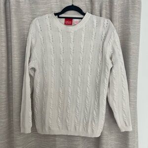 Gilmore Girls Style Vintage Liz & Co. Cable Knit Sweater